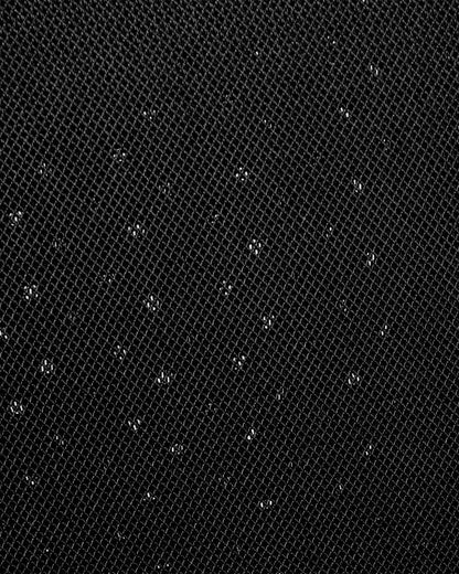 Premier Equine Close Contact Airtechnology Wool Saddle Pad Dressage Square (Black). Detail of mesh & wool material for optimal breathability.