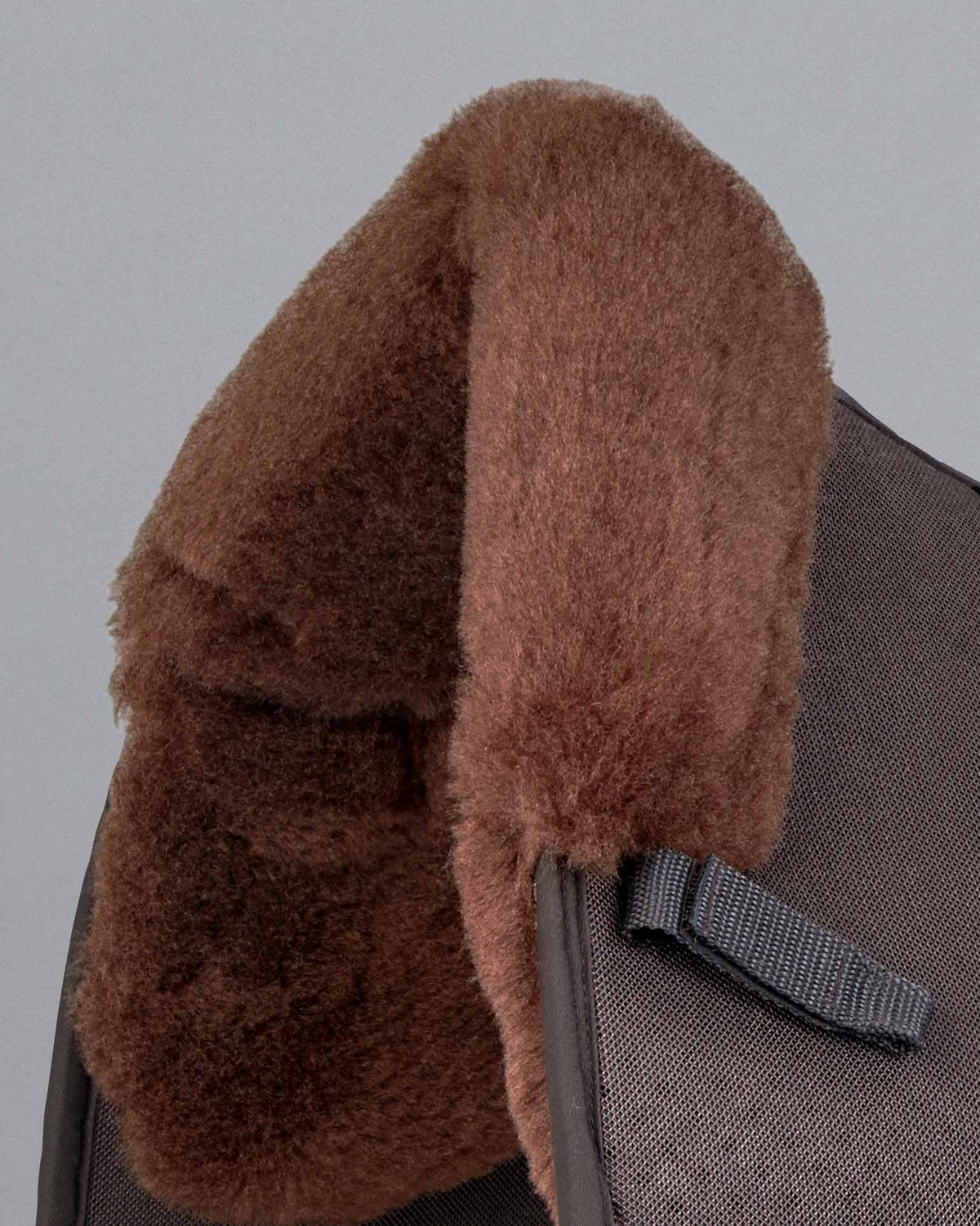 Premier Equine Brown Dressage Saddle Pad with Merino Wool - Shockproof & Breathable