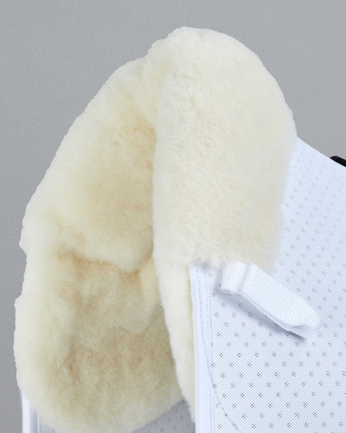 Premier Equine Dressage Saddle Pad - White Wool, Airtechnology Shockproof, Close Contact. Superior Comfort & Protection for Your Horse.