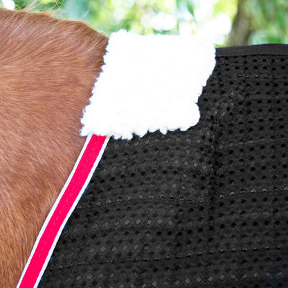 Premier Equine Dry-Tech Horse Cooler Rug Black: Breathable, Quick-Drying Horse Blanket