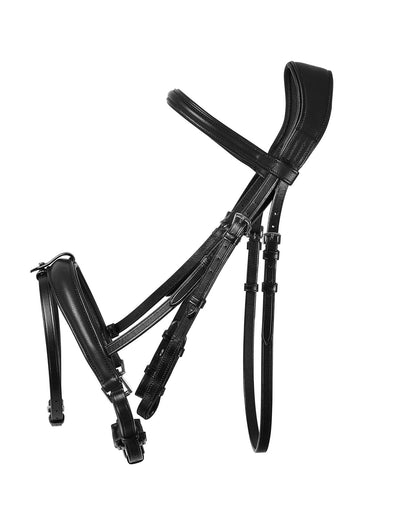 Ecorider SuperLux Bridle - Snaffle Bridle Horse Leatherwork Black