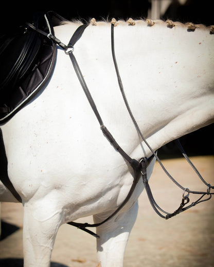 Ecorider Ultra Comfort Elasticated Breastplate Black