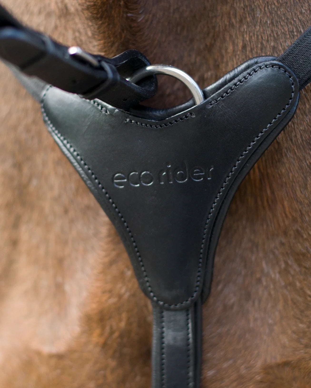 Ecorider Ultra Comfort Elasticated Breastplate Black