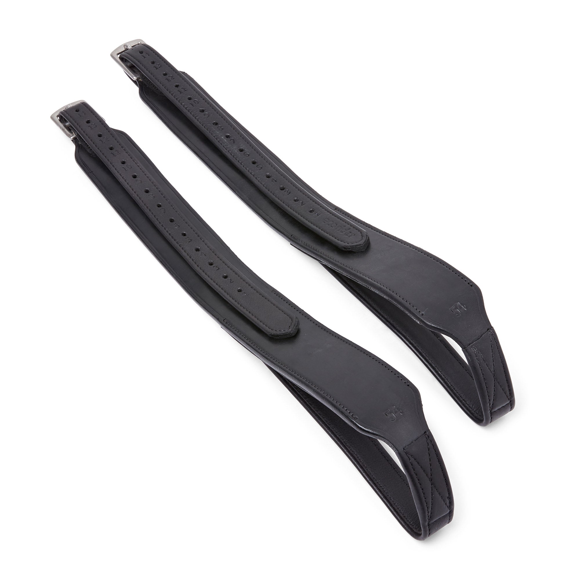 EcoRider Balance Stirrup Leathers Black - Ultra Comfort Horse Riding Equipment | Equiflair