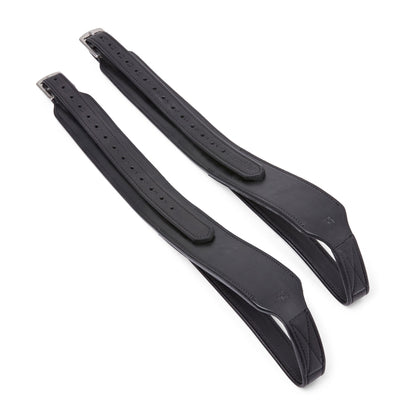 EcoRider Balance Stirrup Leathers Black - Ultra Comfort Horse Riding Equipment | Equiflair