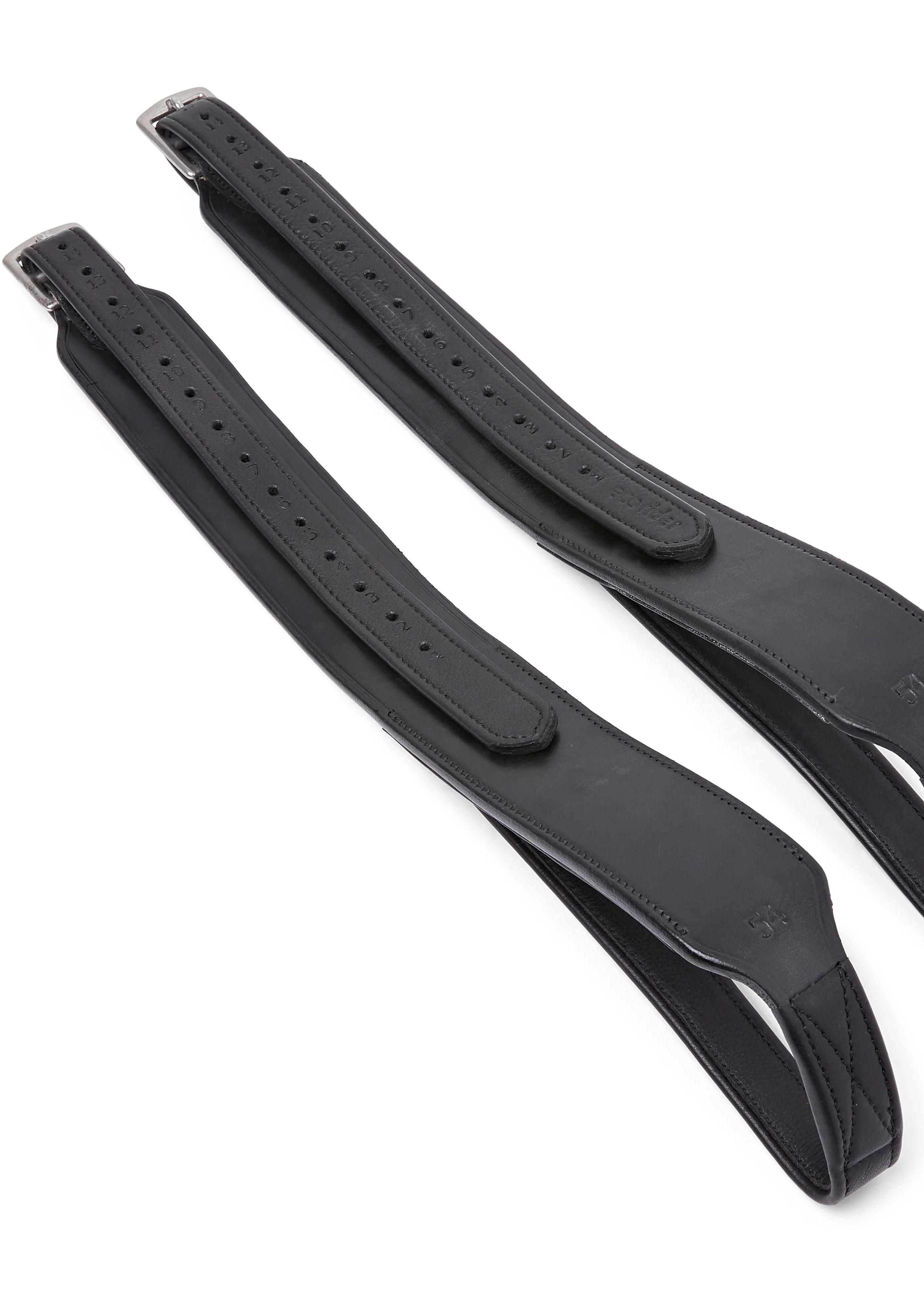 Ecorider Balance Stirrup Leathers Black