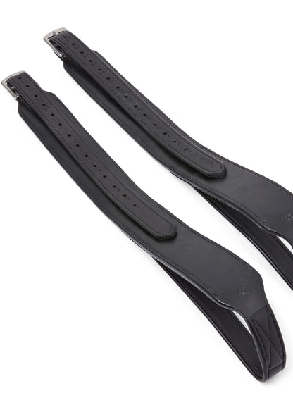Ecorider Balance Stirrup Leathers Black