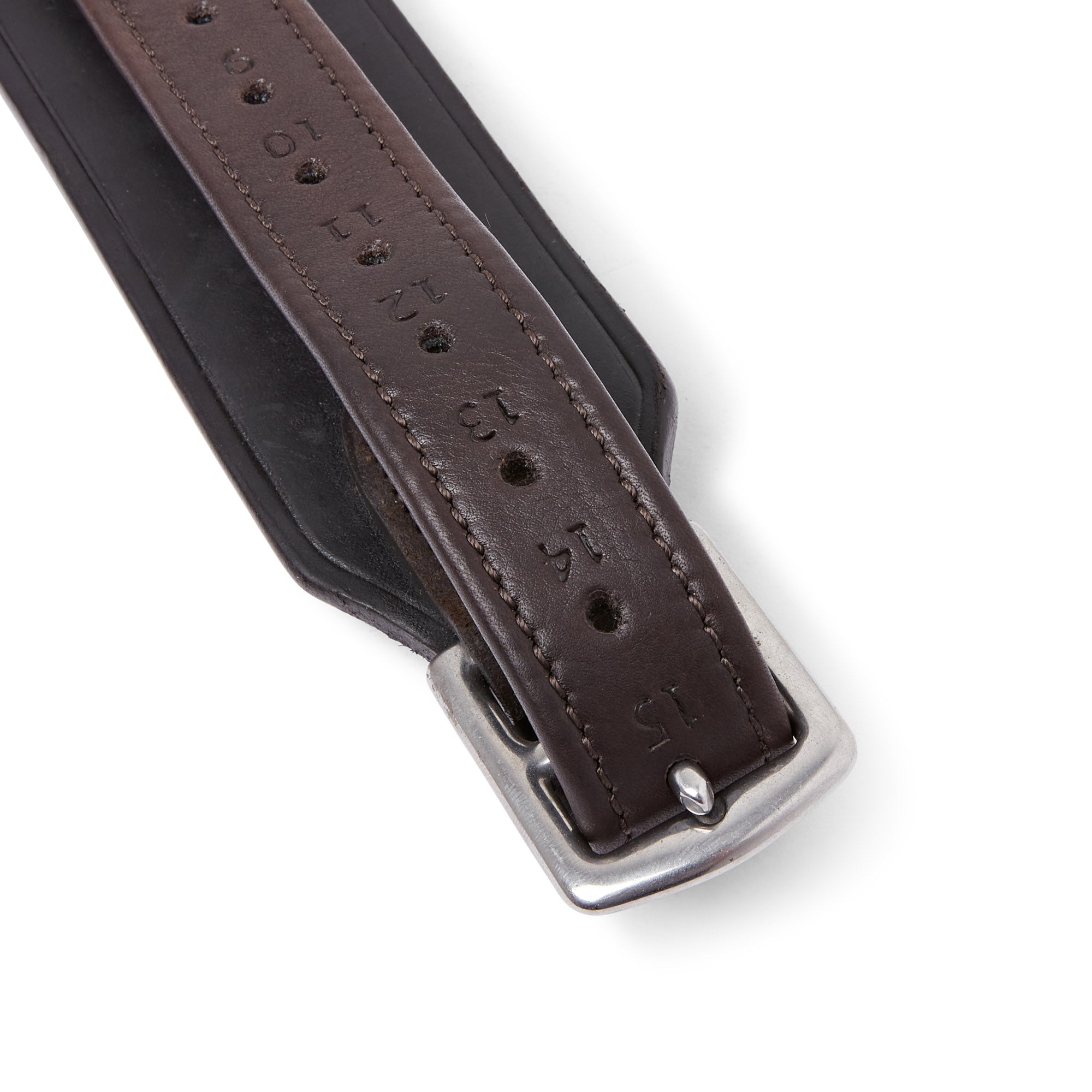 ECORIDER Balance Stirrup Leathers Brown: Wide Body Design for Stability