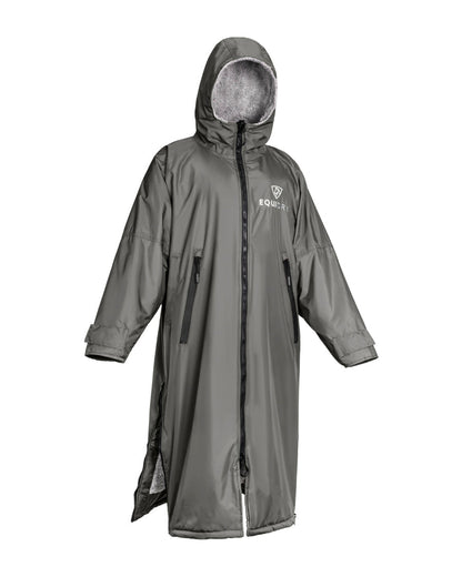 EQUIDRY Children's Grey Fleece Lined Waterproof Coat - Kids Outdoor Gear, Equiflair