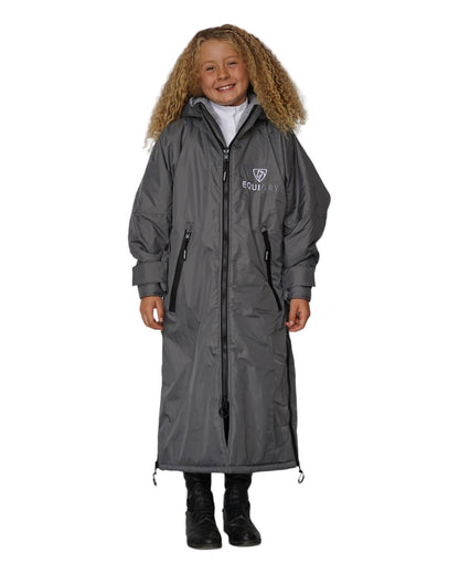 EQUIDRY Children's Fleece Lined Waterproof Riding Coat - Best Protection for Kids - Equiflair
