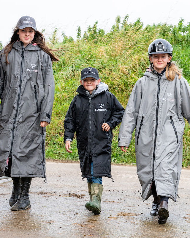 EQUIDRY | All Rounder Original Children's | Charcoal/Pale Pink - EQUIDRY