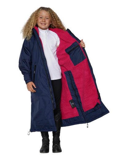 EQUIDRY | All Rounder Original Children's | Navy/Raspberry - EQUIDRY