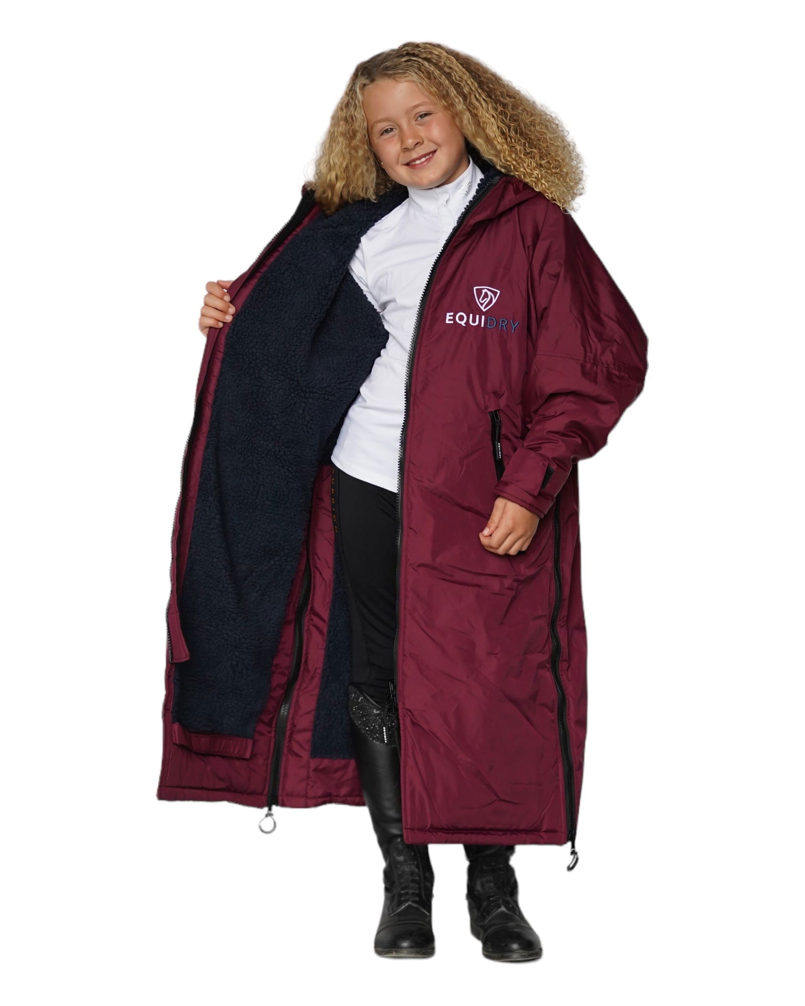 EQUIDRY | All Rounder Original Children's | Plum/Navy - EQUIDRY