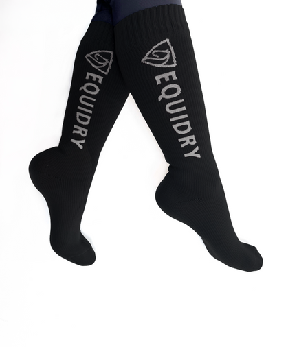 EQUIDRY Black Waterproof Horse Riding sock 