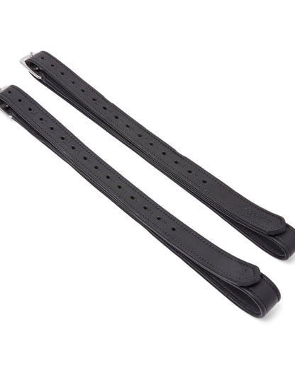 Ecorider Balance Stirrup Leathers Black 