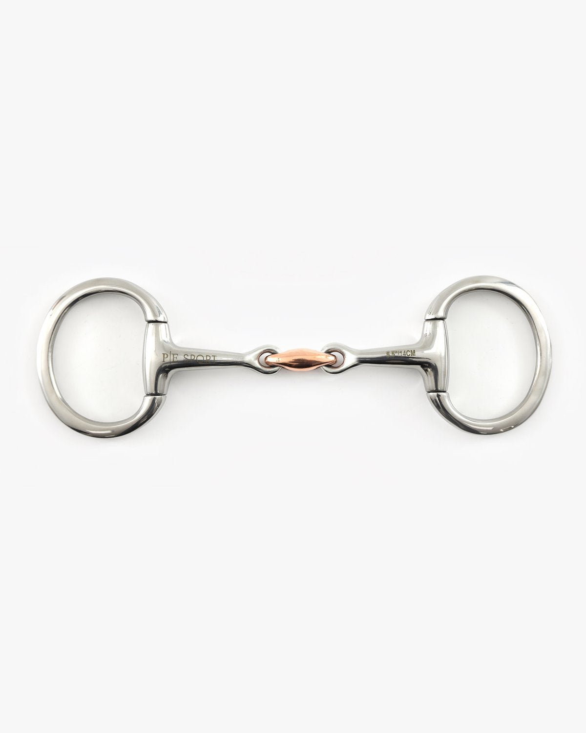 Premier Equine Eggbutt Snaffle Bit - Copper Lozenge Horse Bit for Soft Contact
