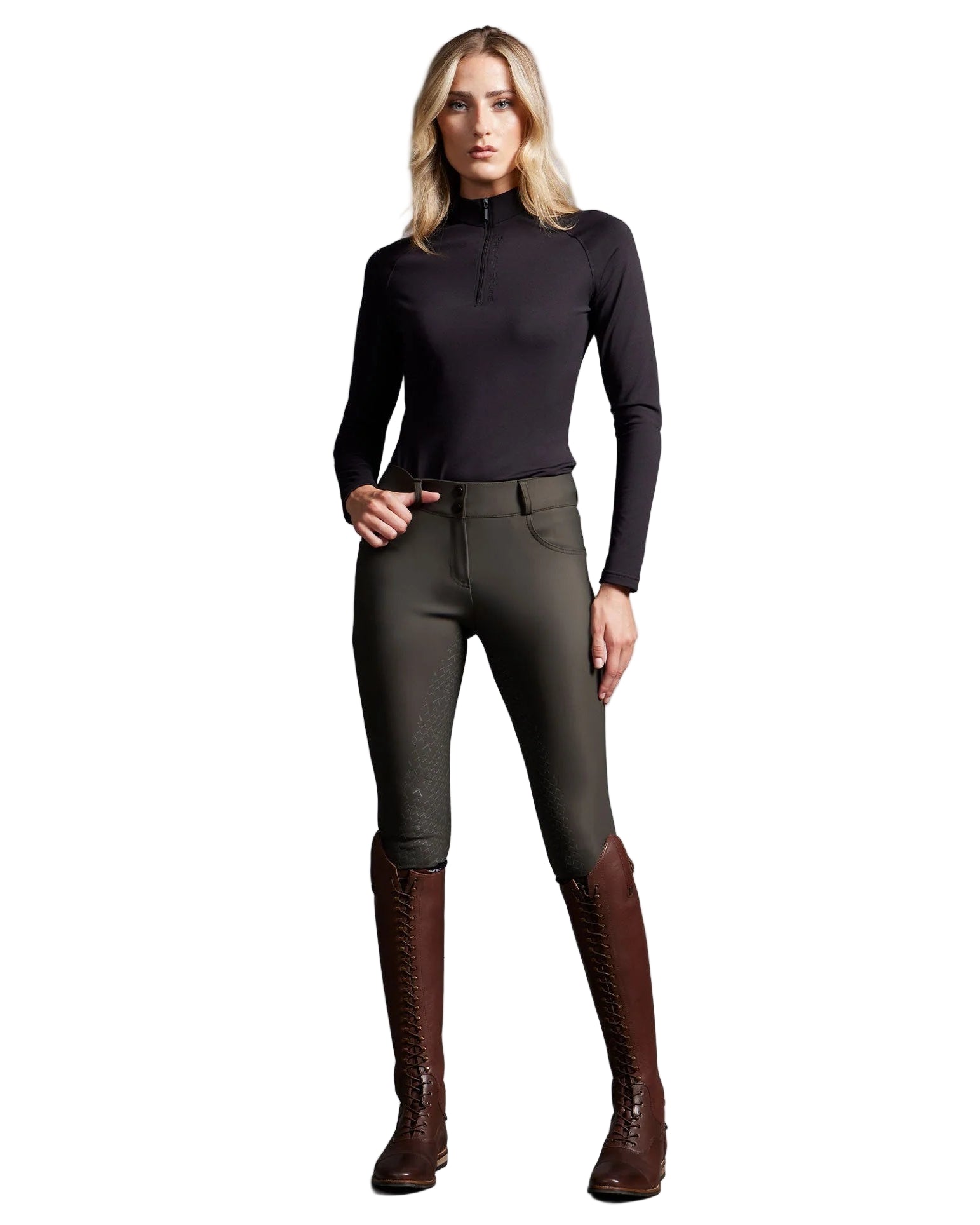 Premier Equine Elixir Long Sleeve Base Layer Black