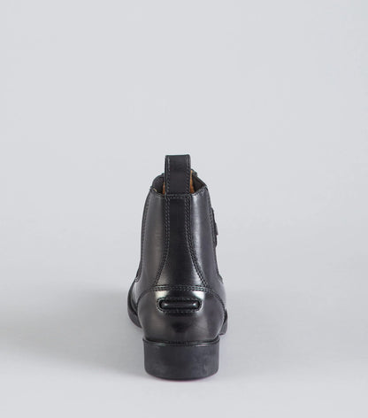 PREMIER EQUINE ELNARO JUNIOR LEATHER PADDOCK BOOT BLACK: Equestrian Riding Boot