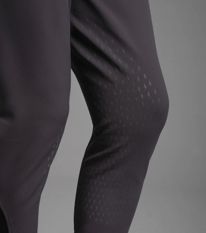 Premier Equine Emilio Men's Anthracite Riding Breeches with Gel Knee Patches