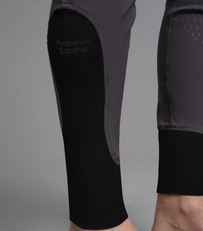 PREMIER EQUINE Emilio Men's Anthracite Gel Knee Riding Breeches - Comfortable & Superior Performance