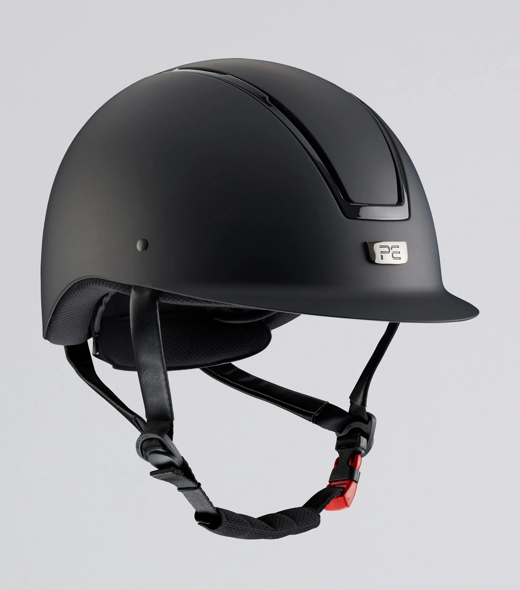 Premier Equine Black Horse Riding Helmet - Space Black, Safety Equestrian Helmet, Adjustable Fit, High-Quality