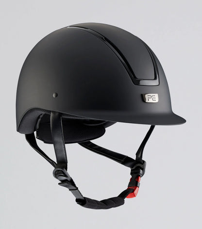 Premier Equine Black Horse Riding Helmet - Space Black, Safety Equestrian Helmet, Adjustable Fit, High-Quality