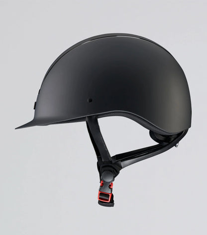 Premier Equine Endeavour Black Horse Riding Helmet: Safety & Style. Kitemarked.