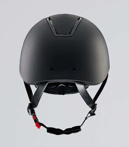 PREMIER EQUINE black horse riding helmet: PAS 015 & VG1 safety approved equestrian gear from Equiflair