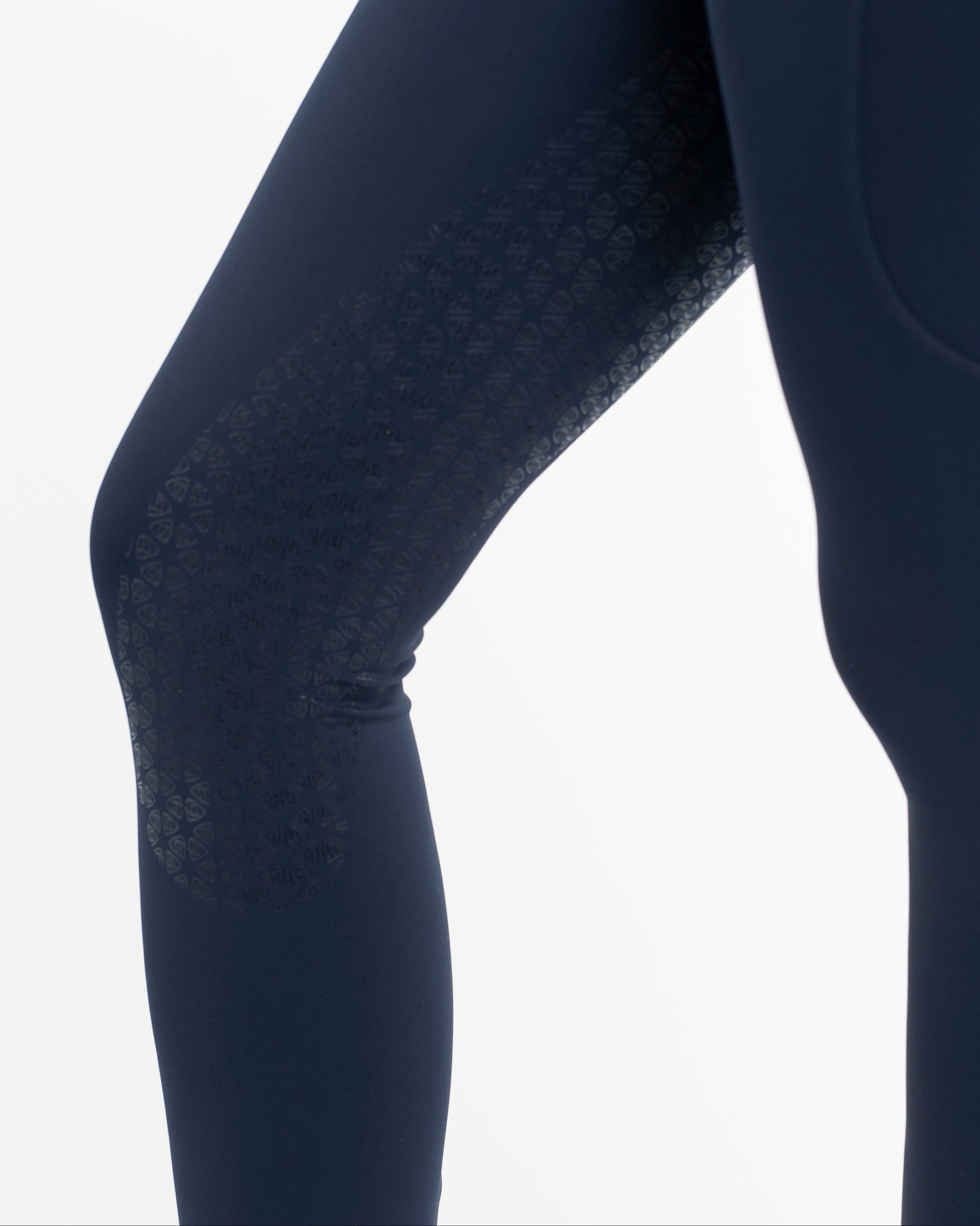 EQUIDRY Water Repellent Leggings Full Seat Women's Navy/Raspberry