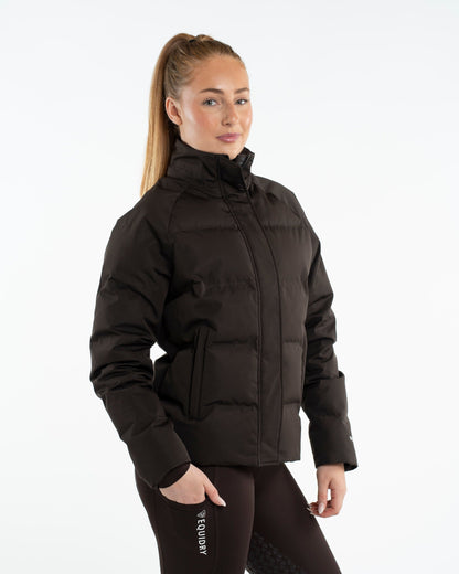 EQUIDRY Talia Women's Waterproof Puffer Jacket Brown