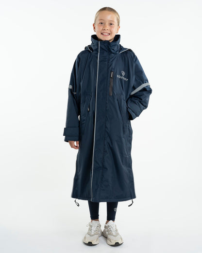 EQUIDRY Evolution Children's Thin Fleece Reflective Navy