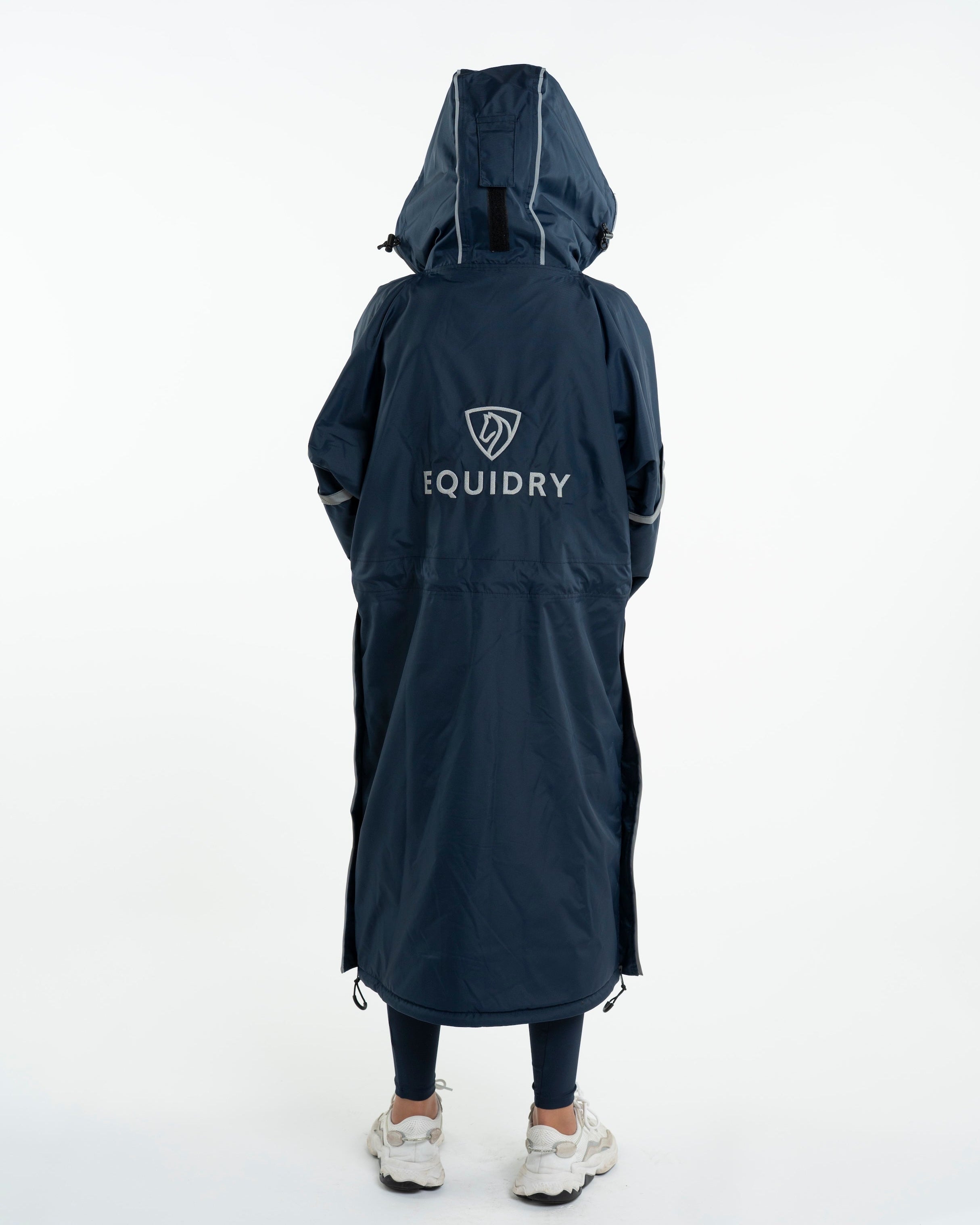 EQUIDRY Evolution Children's Thin Fleece Reflective Navy