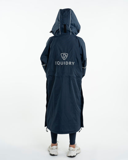 EQUIDRY Evolution Children's Thin Fleece Reflective Navy