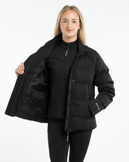 EQUIDRY Talia Women's Waterproof Puffer Jacket Black