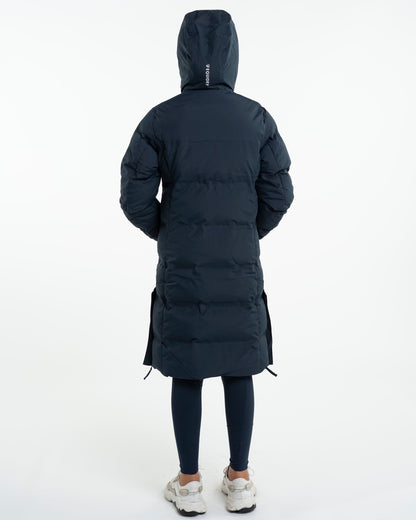 EQUIDRY Thora Waterproof Riding Puffer Coat Girl's Navy - Equestrian Outerwear, Insulated, Stylish & Protective