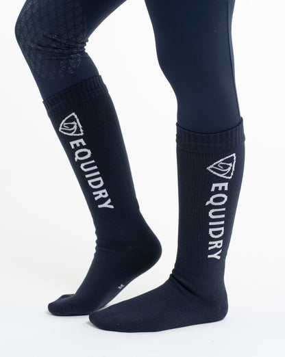 EQUIDRY Waterproof Socks Navy/White