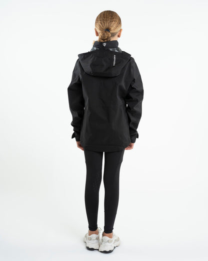 EQUIDRY Varsha Waterproof Riding Jacket Girl's Black