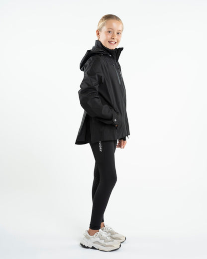 EQUIDRY Varsha Waterproof Riding Jacket Girl's Black