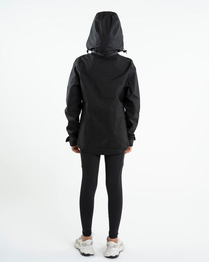 EQUIDRY Varsha Waterproof Riding Jacket Girl's Black