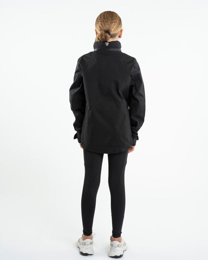 EQUIDRY Varsha Waterproof Riding Jacket Girl's Black