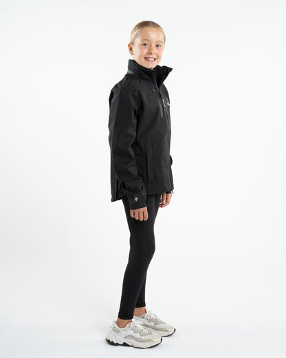 EQUIDRY Varsha Waterproof Riding Jacket Girl's Black