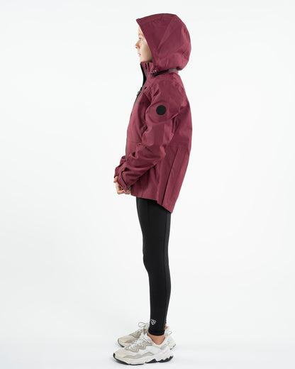 EQUIDRY Varsha Waterproof Riding Jacket Girl's Plum
