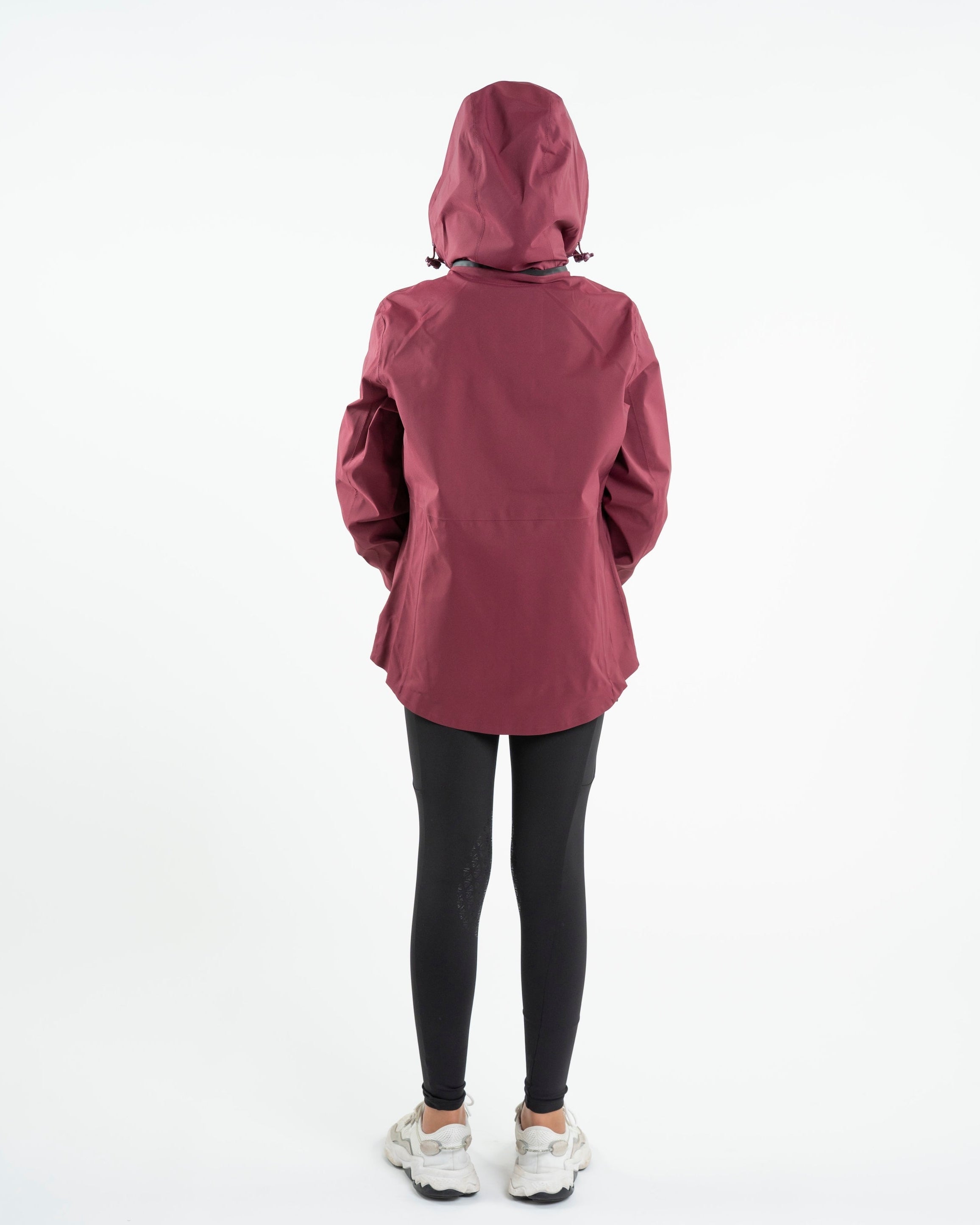 EQUIDRY Varsha Waterproof Riding Jacket Girl's Plum