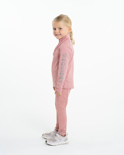 EquiDry Children's Water Repellent Base Layer - Pale Pink Equestrian Apparel from Equiflair