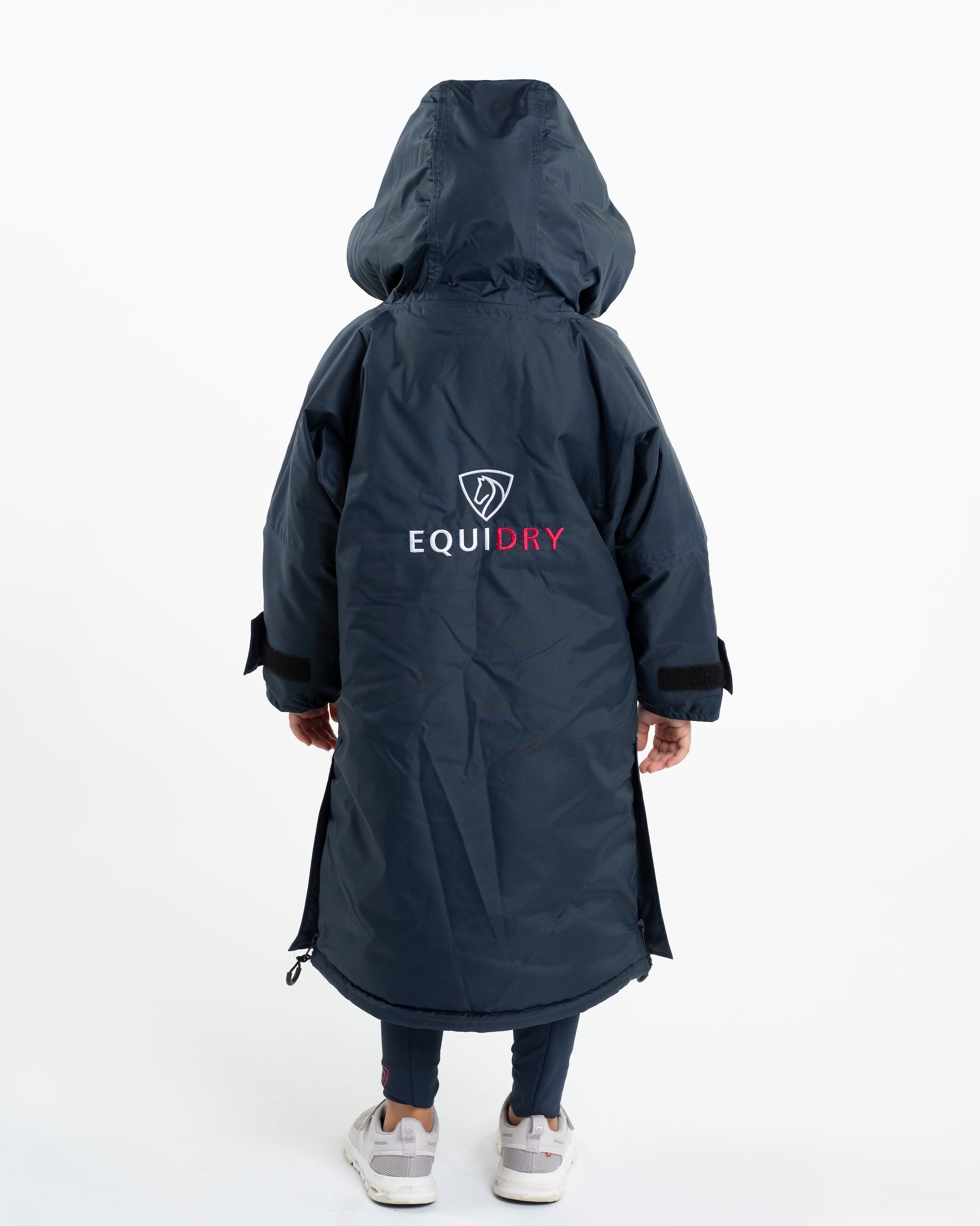 EQUIDRY Evolution Children's Thick Fleece Navy/Raspberry