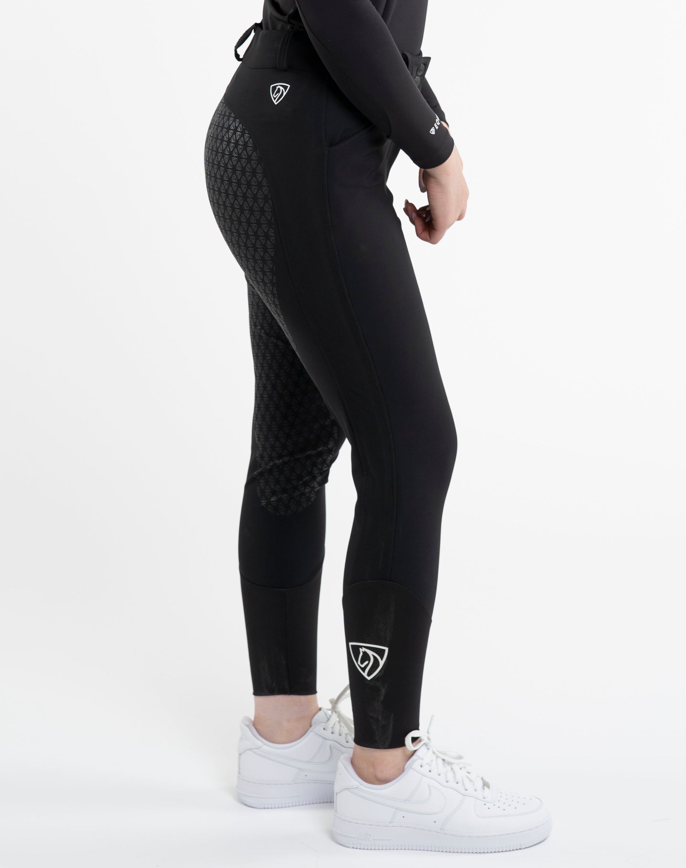 EQUIDRY Waterproof Breeches Black