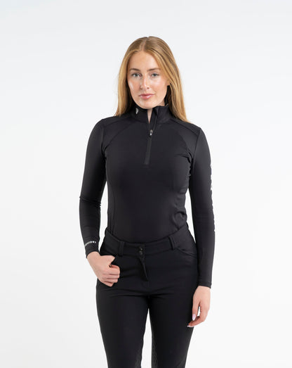 EQUIDRY Women's Water Repellent Base Layer Black/White