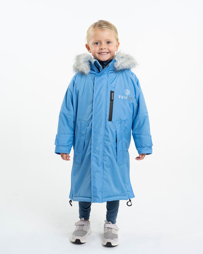 EQUIDRY Evolution Children's Thick Fleece Sky Blue