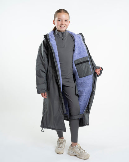 EQUIDRY Evolution Children's Thick Fleece Grey/Lilac