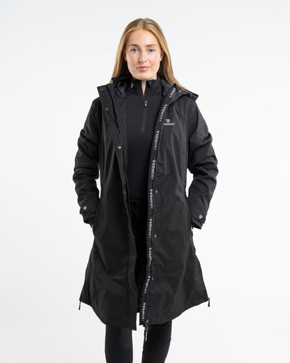 EQUIDRY Bronte Waterproof Riding Coat Women's Black